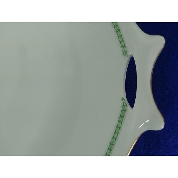 Bavaria Hutschenreuther Porcelain Plate w/ Handles Gold Trimmed 9" - Picture 11 of 12